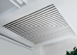 Il soffitto rotondo di alluminio della cucina della metropolitana piastrella il pannello di alluminio sospeso di profilo del metallo, diametro di 75mm